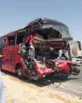 وفاة 8 وإصابة 43 فى حادث مروع بالسعودية لمعتمرين